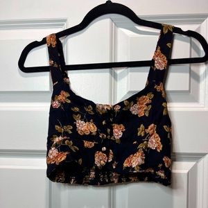 Floral crop top
